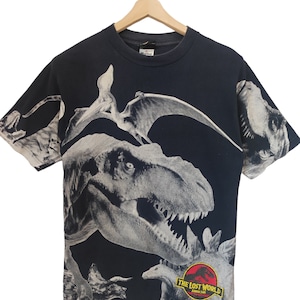 Vintage Jurassic Park The Lost World vintage Movie 1997 Vintage The Lost world something has survive 90s Steven Spielberg Movie Medium