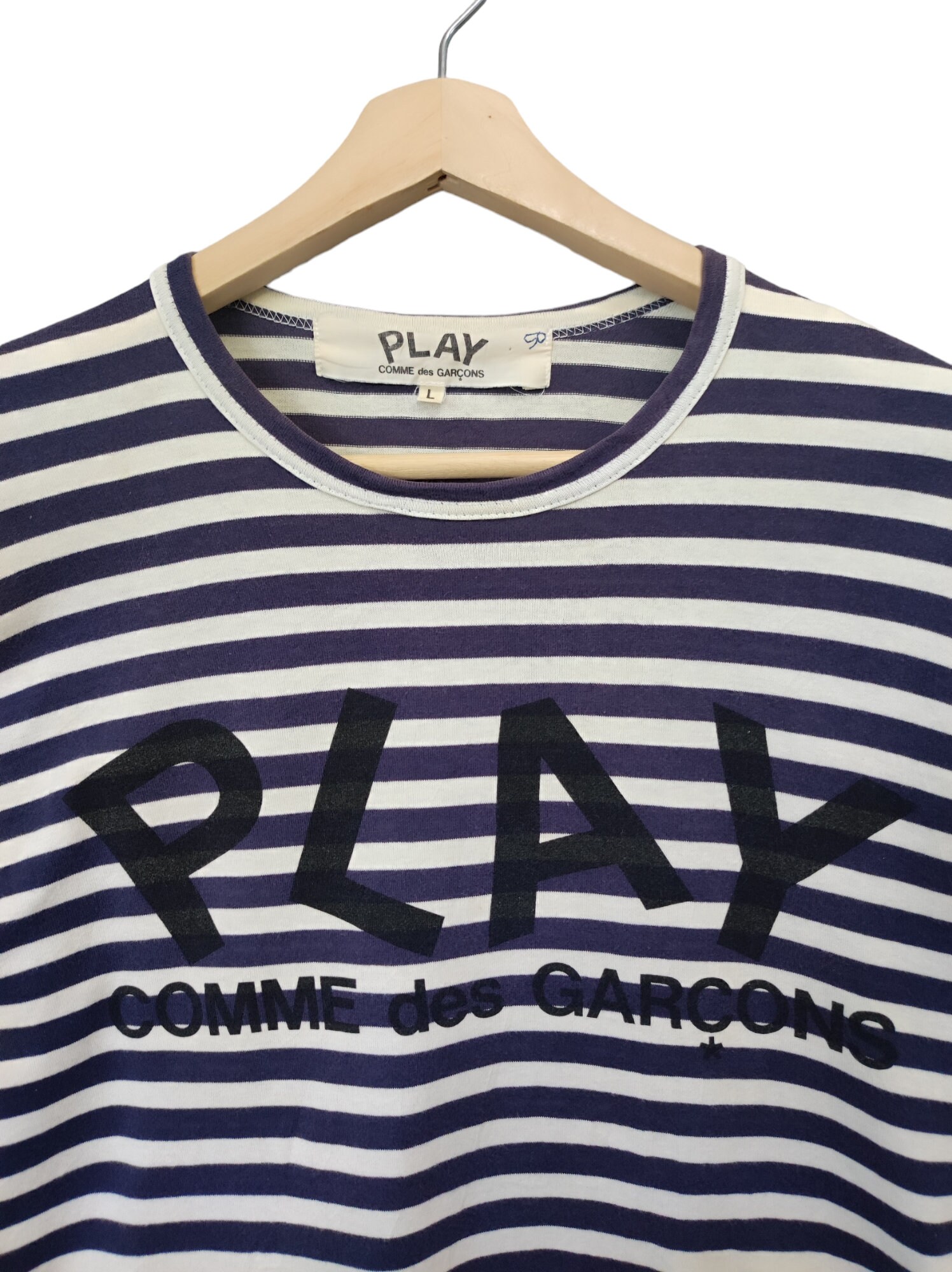 Vintage Comme Des Garcons Homme Plus Long Sleeve Stripe CDG