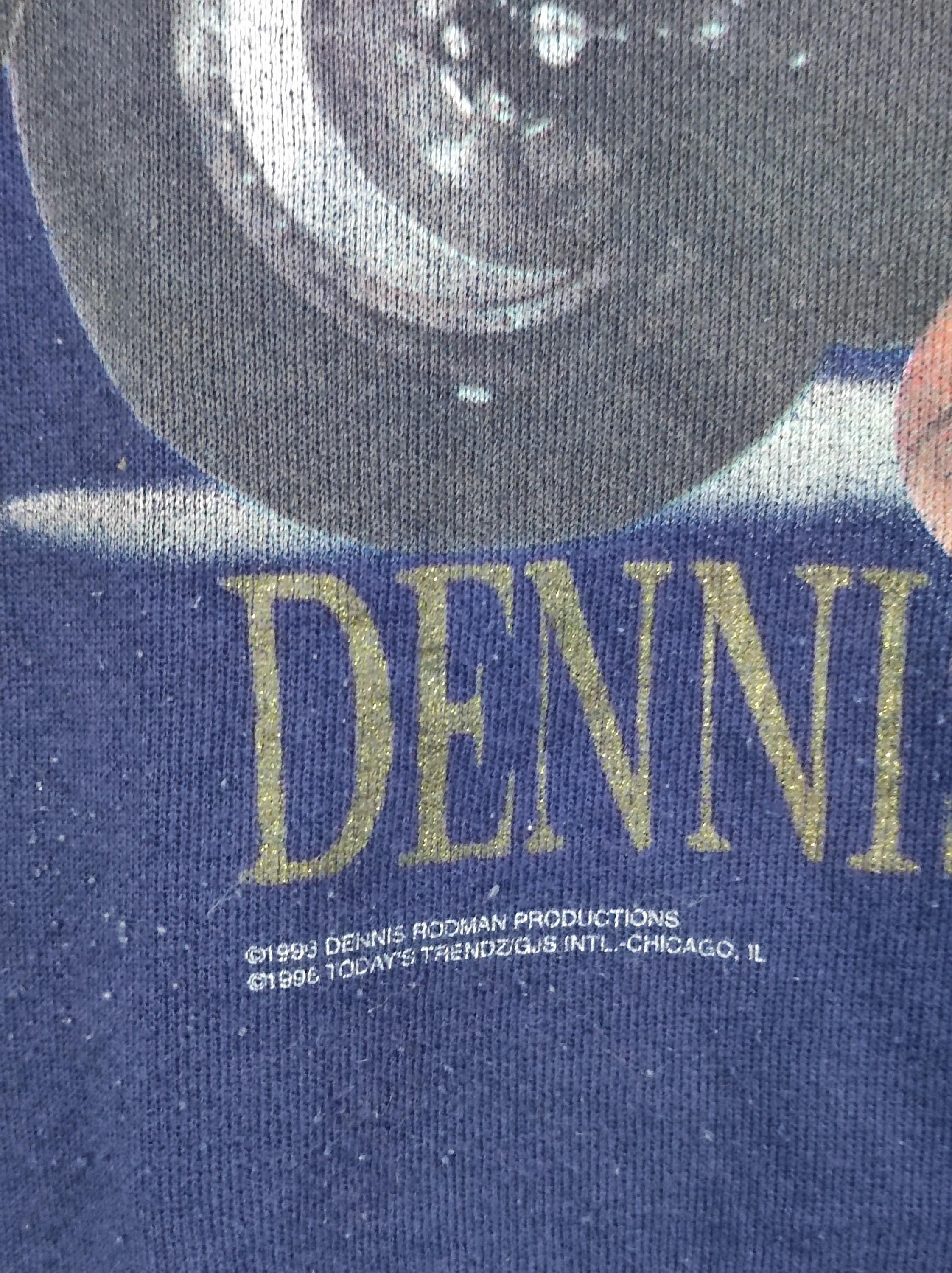 Vintage Dennis Rodman Bad as I Wanna Be Motorcycle Vintage Rodman 