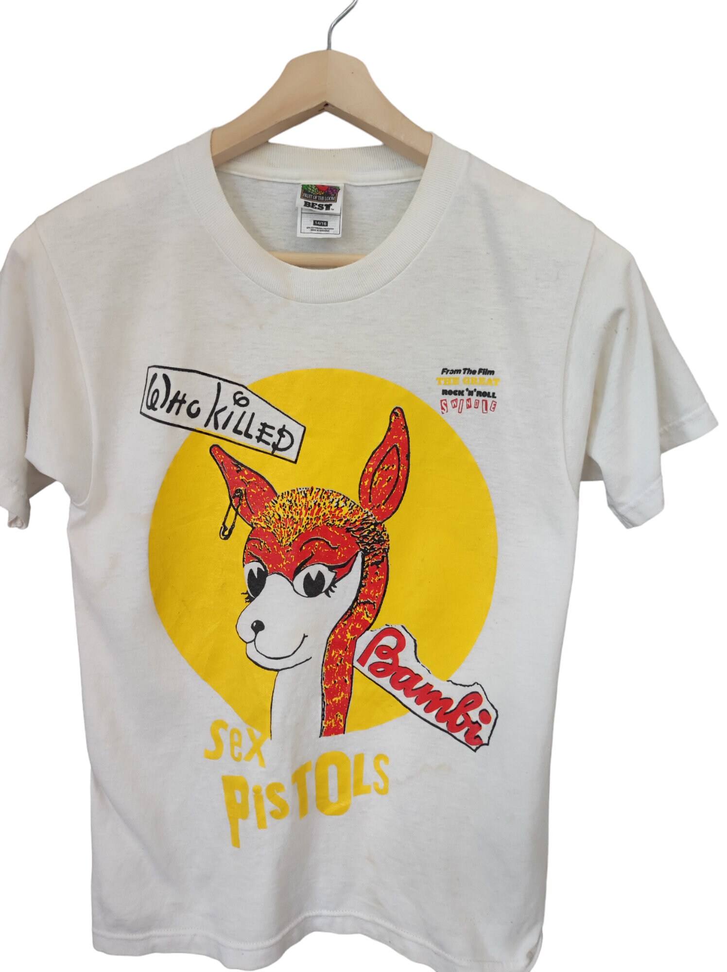 Vintage Sex Pistols Who Kills Bambi From Film Movie the Great Rock