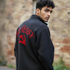 Vintage 90s Stussy Worldwide Stussy CCCP Stussy Soviet Full Zipper