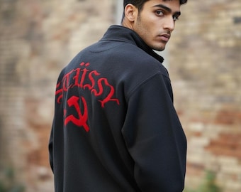 Vintage 90s Stussy Worldwide Stussy CCCP Stussy Soviet Full Zipper