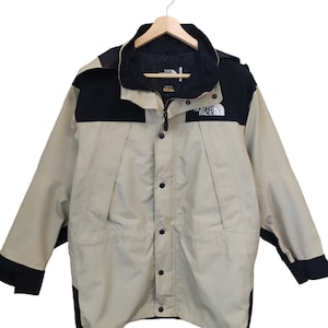 Vintage 90s The North Face 2 tone color Waterproof The North face goretex The North Face Winter Jacket North Face Wear Large Mens