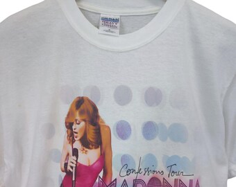 Rare Vintage 00s Madonna CONFESSION TOUR Japan Europe Tour T Shirt