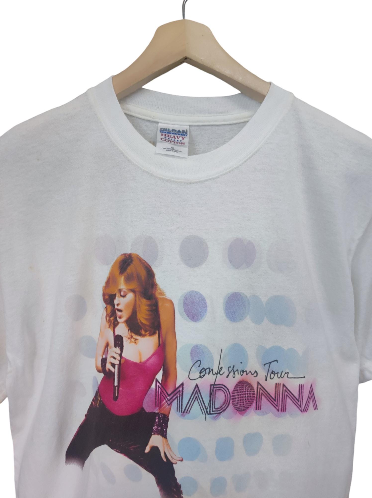 Rare Vintage 00s Madonna CONFESSION TOUR Japan Europe Tour T Shirt