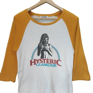 Vintage Japanese Punk Hysteric Glamour Hysteric Japan Hysteric Glamour Women on Beach Women t shirts hysteric glamour made in Japan sz S
