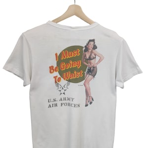 Vintage Buzz Rickson I must be going to waist buzz rickson artwork by Gil Elvgren sportswear company by Toyo Enterprise Medium made in Japan