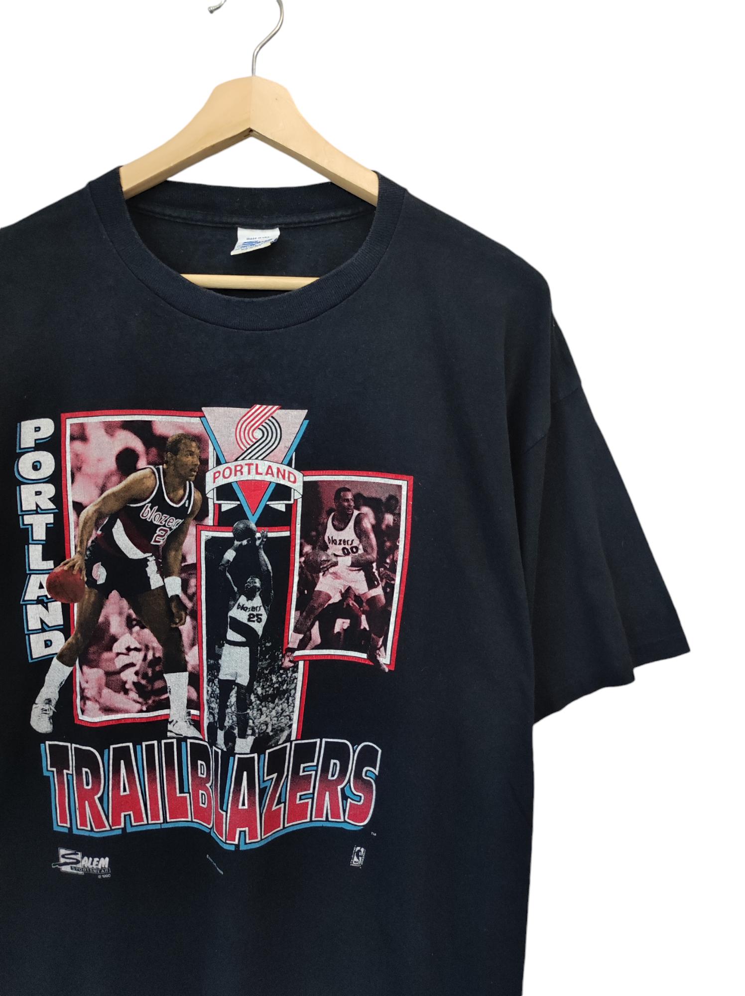 Vintage 90 Salem NBA Portland Trail Blazers Clyde Drexler