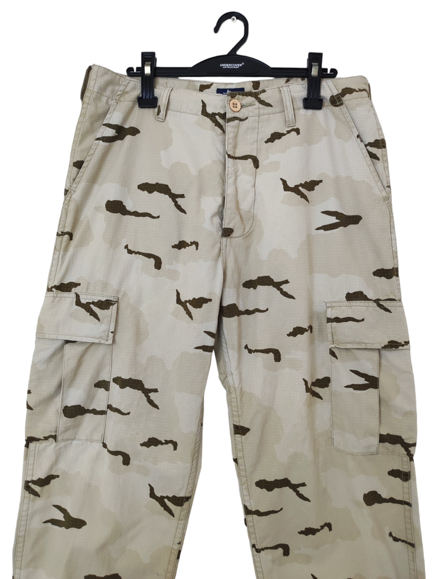90's old Stussy parachute cargo pants 白 90's old Stussy parachute