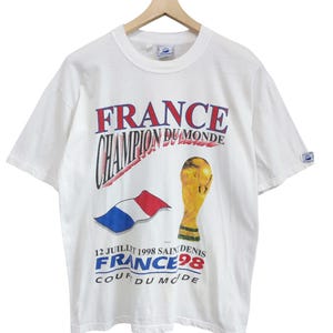 Vintage 1998 FIFA World Cup Champion Du Monde France World Cup