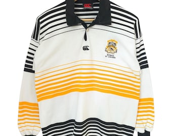 Vintage 90s Canterbury Jersey Rugby Retro Polo Rugby Long Sleeves