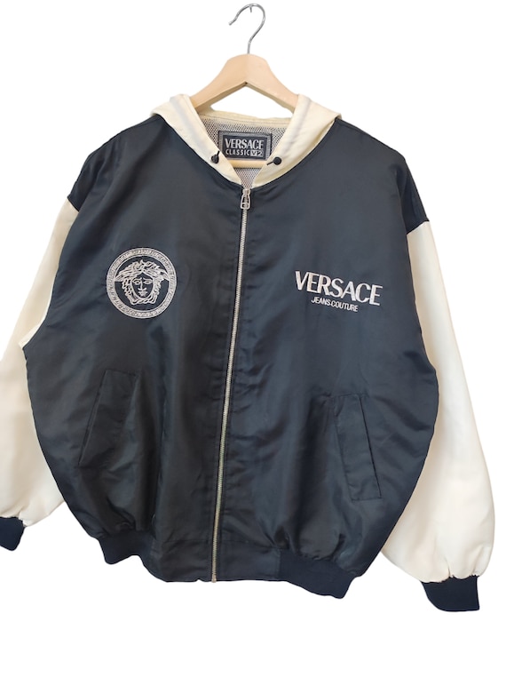 Vintage Versace Classic Versus V2 Nylon Hoodie Versace Jeans
