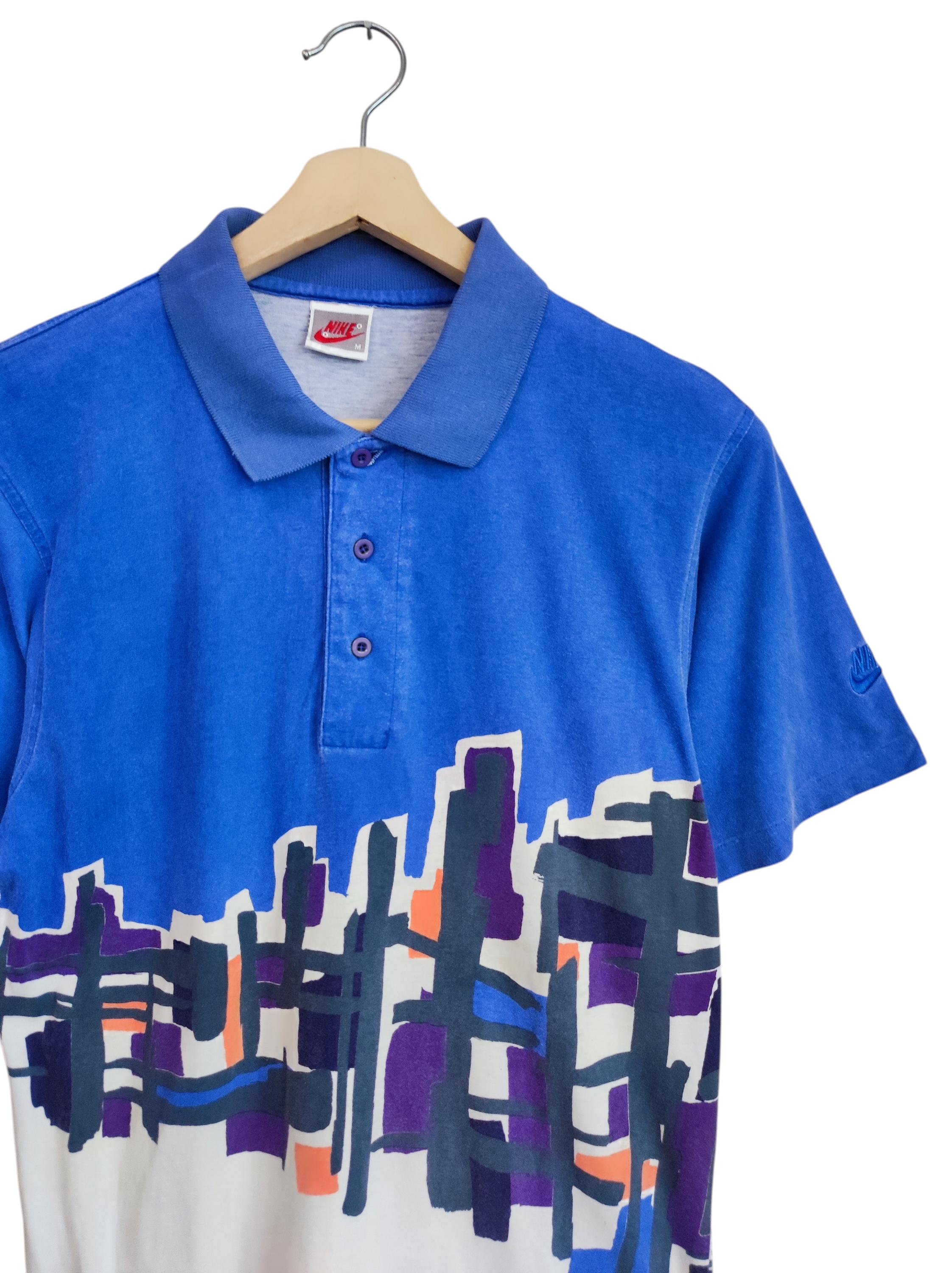 Vintage 90s Nike Challenge Court Tennis Andre Agassi Polo Shirts