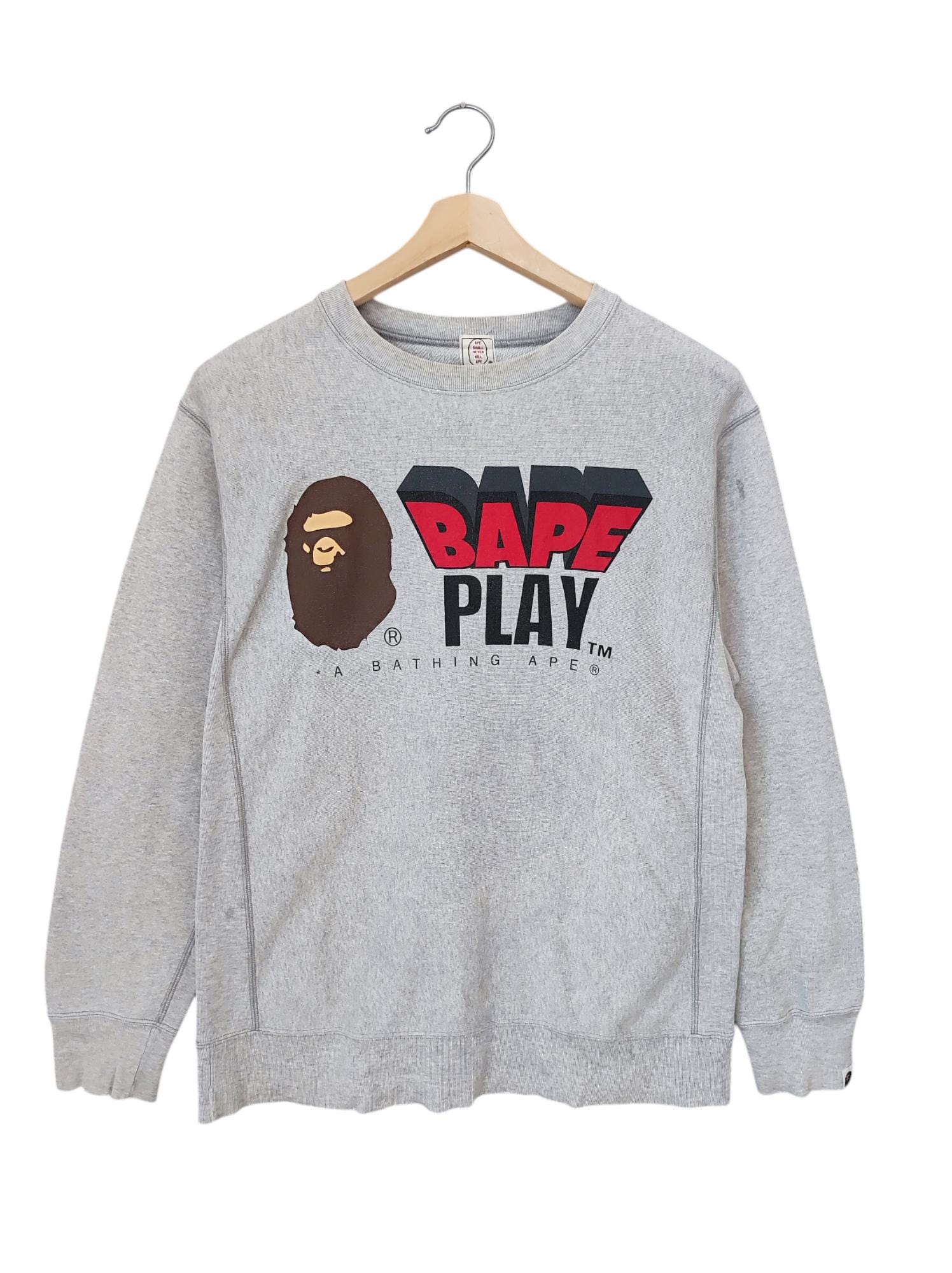 Vintage Y2K Bape × Nigo A Bathing Play Sweatshirts Nowhere Co A