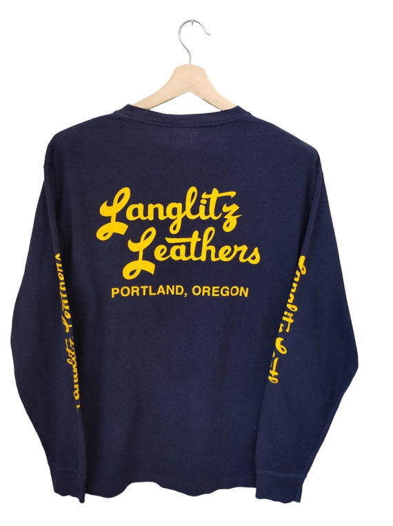 Langlitz-Leathers U.S.A. ロング Tシャツ Langlitz Leathers ⁄ラングリッツレザーズロング