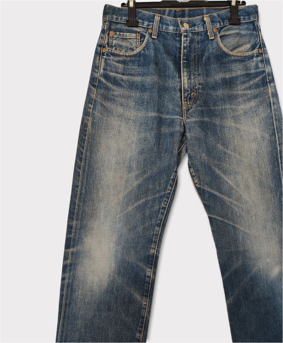 80s LEVI’S 501 crash w38 Levi's 501 Made in the 1980s Inner thigh single stitch Back