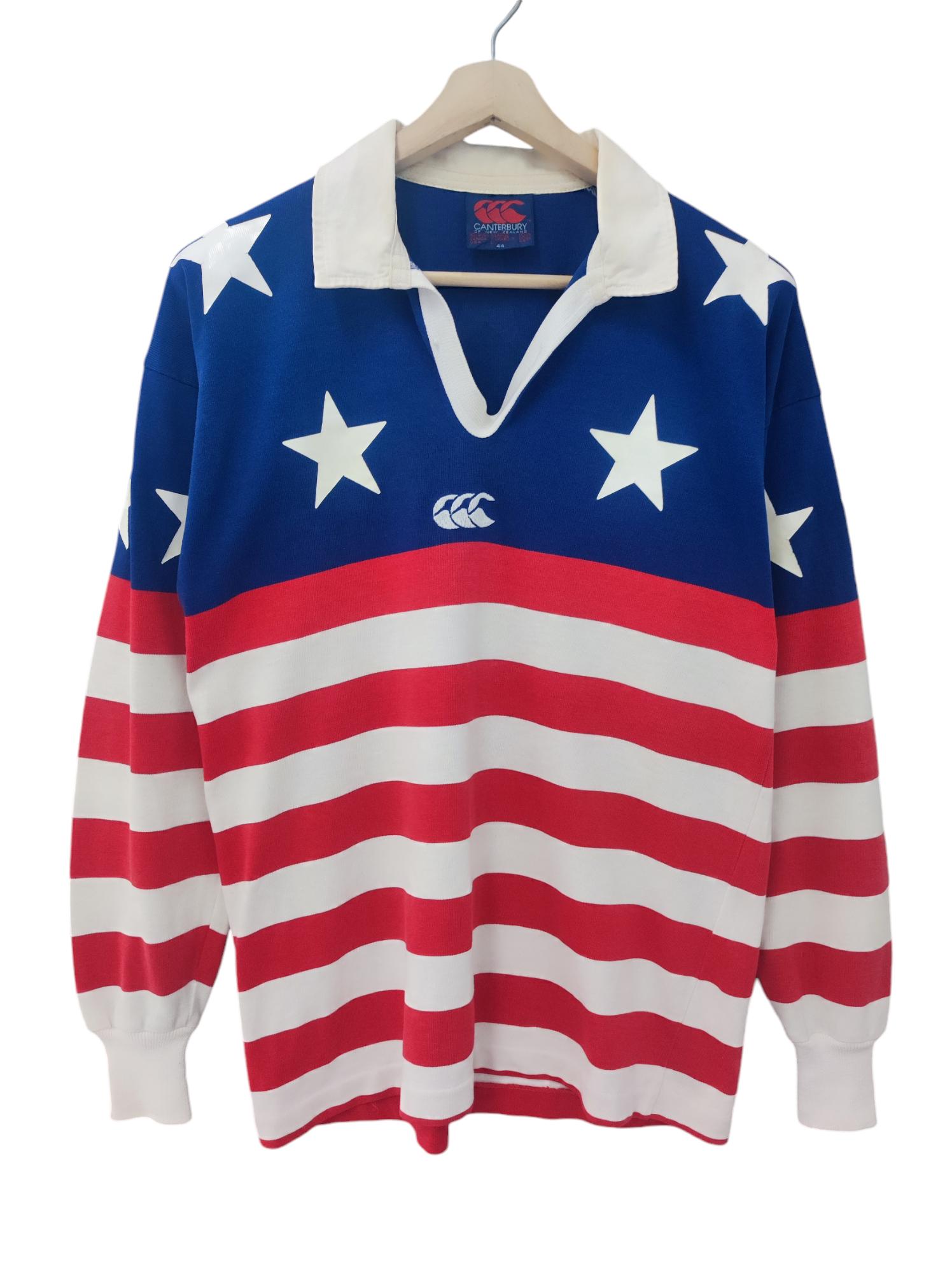 Vintage 90s Canterbury Jersey Rugby Retro Polo Rugby Long Sleeves