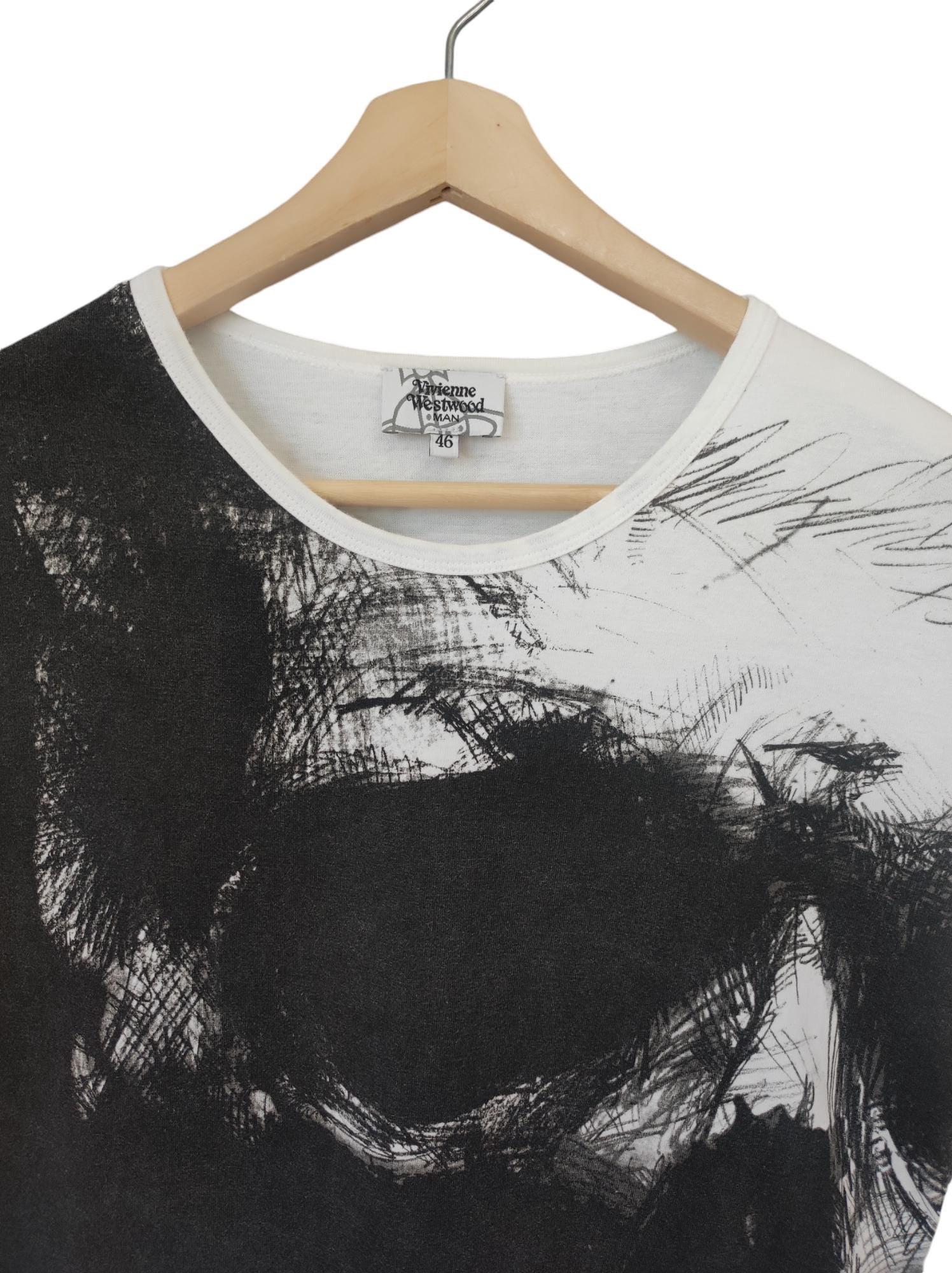 Vivienne Westwood Man Too Young to Die to Fast to Live Shirt Skull 