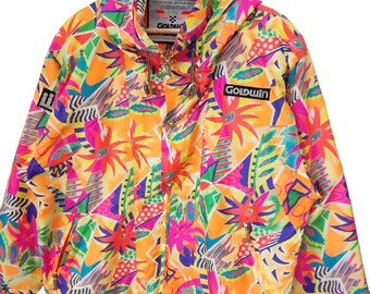 90s Vintage Goldwin Neon Psychedelic Jacket Goldwin Vintage Neon