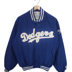 Vintage 1990 Hideo Nomo Starter Dodgers MLB Los Angeles Baseball Los Angeles Dodgers Nomo Idol USA Baseball Jacket Dodgers embroidered