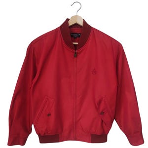 Vintage Dior Jacket Christian Dior Monsieur sports Dior Vintage 90s Bomber Flight Dior Jacket maroon color Medium Jacket Dior retro wear