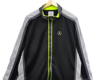 Vintage 90s Air Jordan Nike Air Jordan jump man 90s Air Jordan full zipper Sportswear Micheal Jordan warm up jacket NBA size X Large jordan