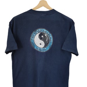 80s Vintage Ying Yang Town & Country Surf Skate Store Shop T and C Aloha Hawaii Hang Loose Surfing Town and Country Hawaii Shirt Large USA