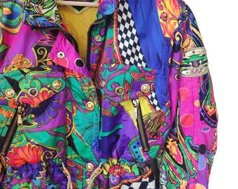 90s Ellesse Made by Goldwin Racing Project Snow Winter Neon