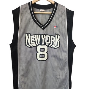 Vintage Champion Jersey Tank Champion New York Knicks Basketball NBA #8 Champions vintage clothes  jersey size XL