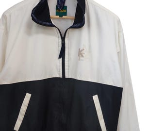90-00s KENZO vintage jacket ケンゾー ボタニカル Vintage 90s Kenzo Jeans Kenzo Golf 2 Tones Windbreaker Jacket