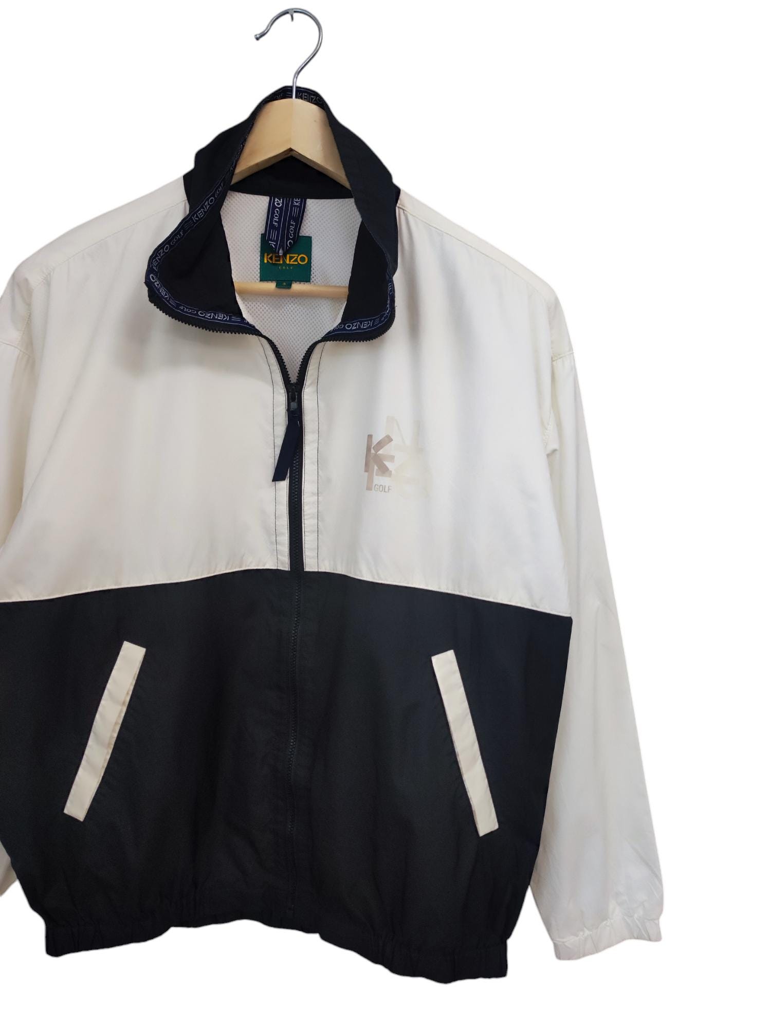 Vintage 90s Kenzo Jeans Kenzo Golf 2 Tones Windbreaker Jacket
