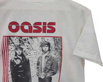 オアシス Tシャツ XLサイズ ブラック ブロッカム BROCUM バンド