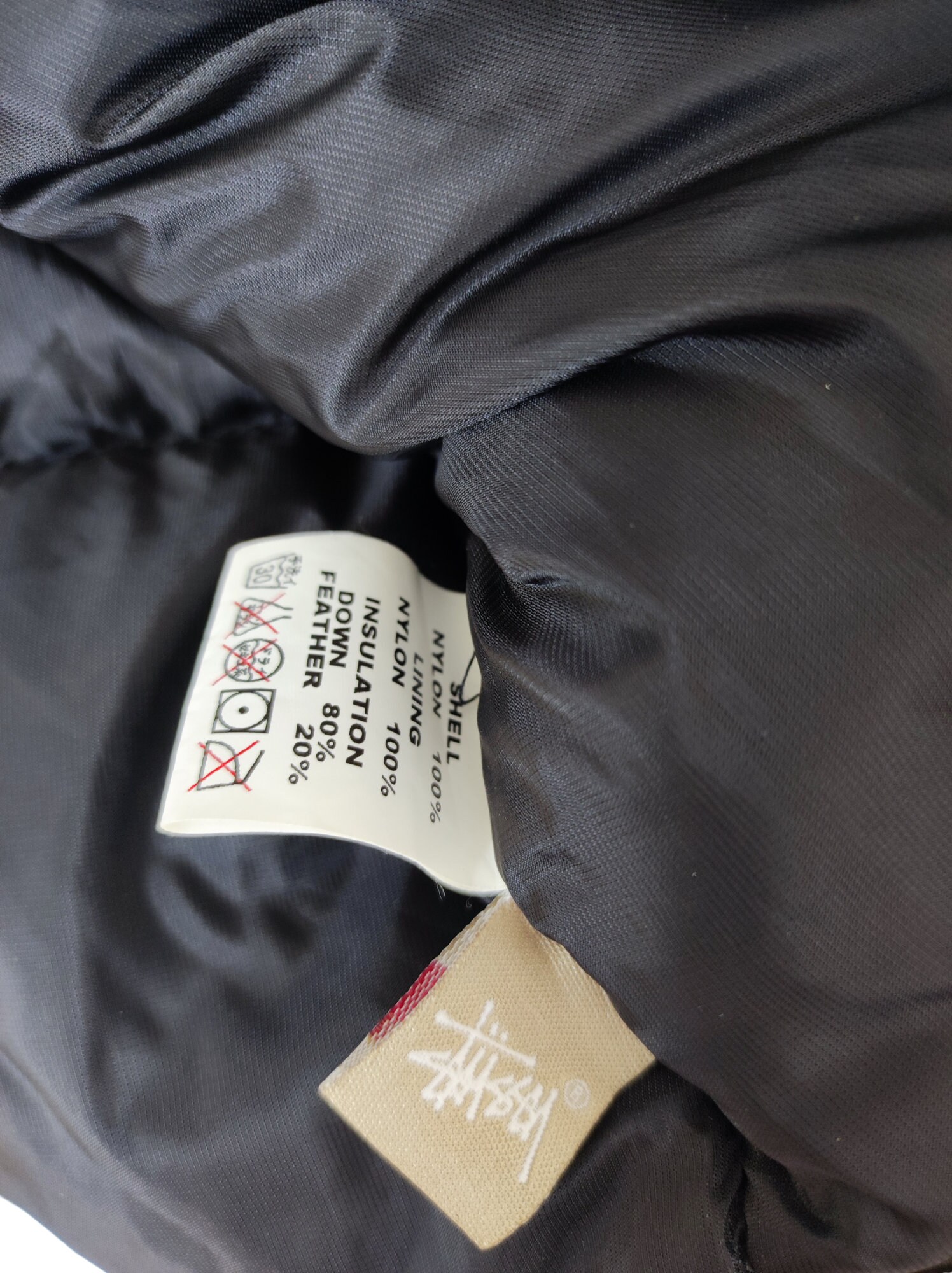 Vintage 90s Stussy Authentic Gear Stussy Puffer Winter Jacket
