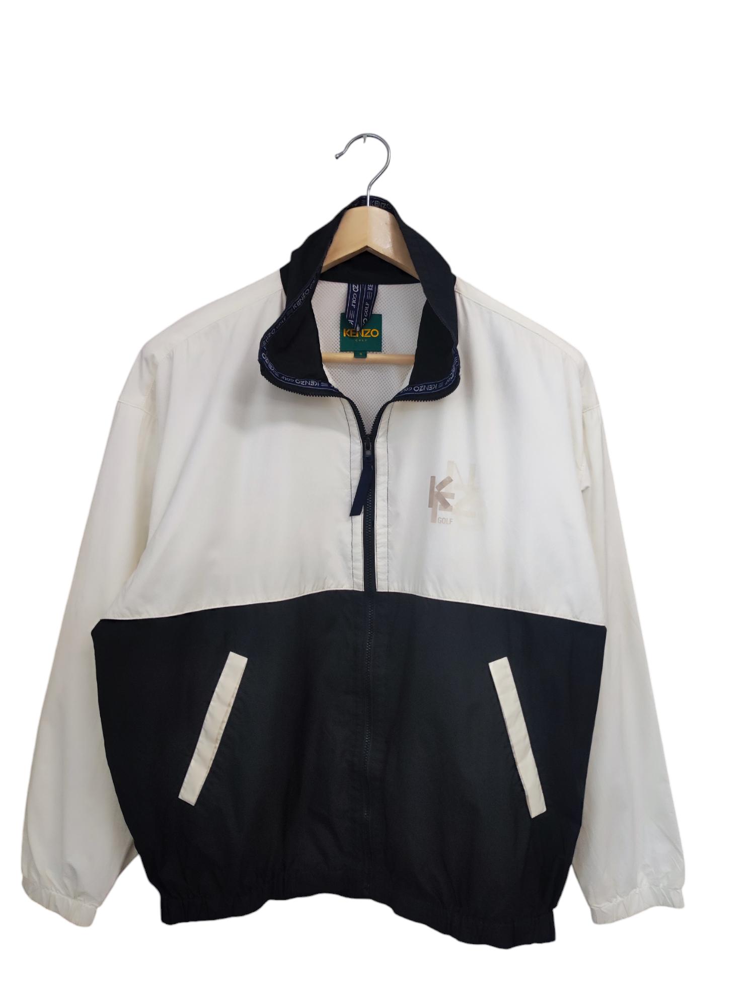 Vintage 90s Kenzo Jeans Kenzo Golf 2 Tones Windbreaker Jacket