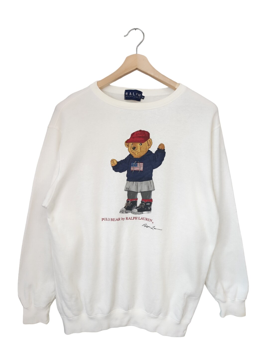 90s RALPH LAUREN POLO BEAR 雪の結晶 2000 テディ m35958785193_1.jpg?1697940351