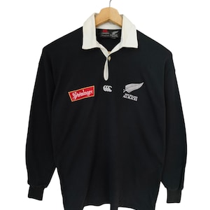 ニュージーランド　オールブラックス Steinlager ラガーシャツ S All Blacks Steinlager Jersey - Etsy
