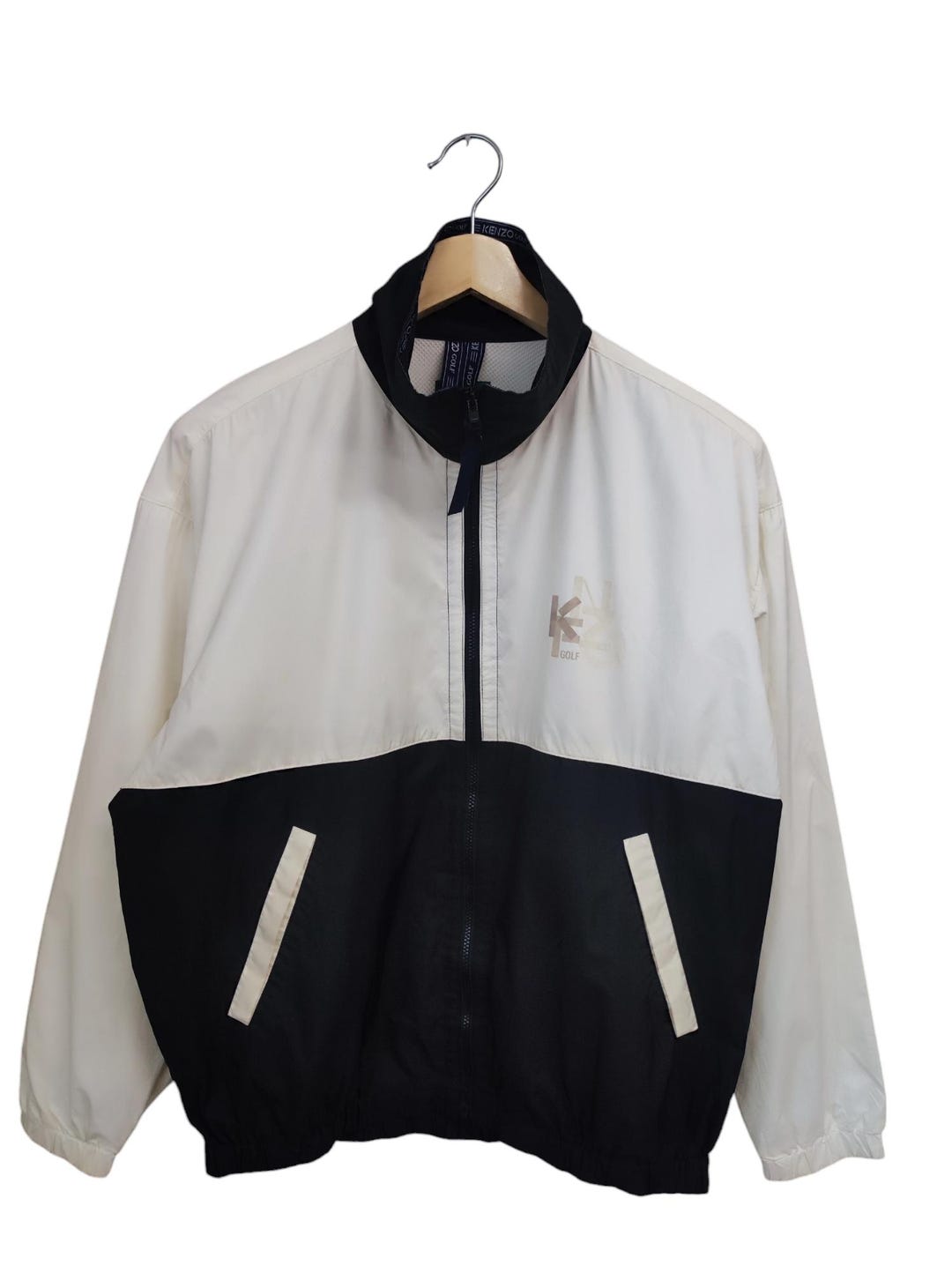 Vintage 90s Kenzo Jeans Kenzo Golf 2 Tones Windbreaker Jacket