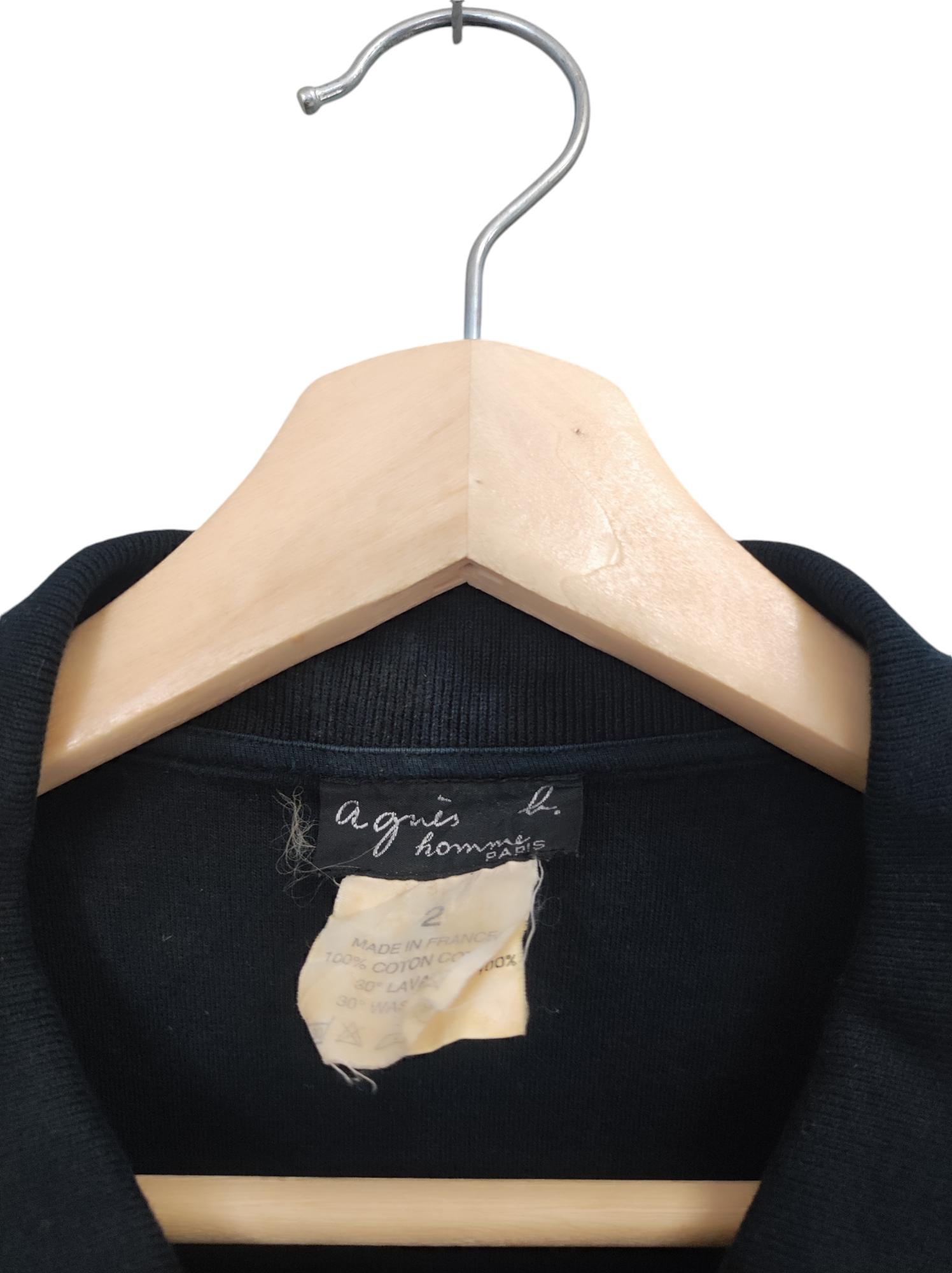 90s Retro Agnes B Sweatshirt Jacket Agnes B Paris Vintage Agnes B