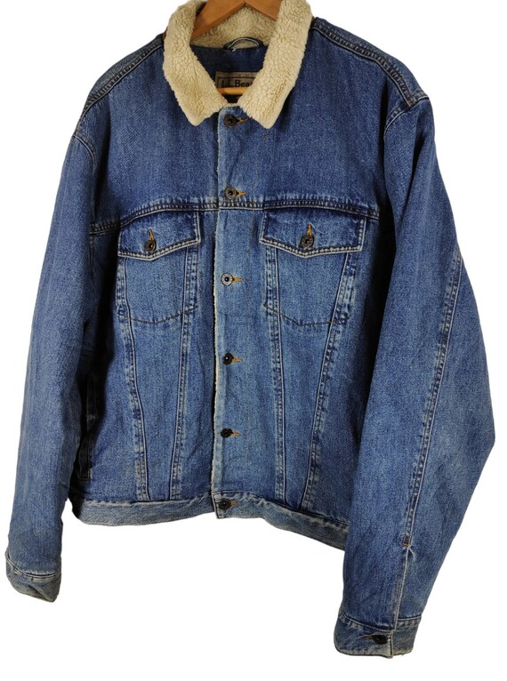Vintage 90s L.L. Bean Sherpa Lining Denim L.l. Bean