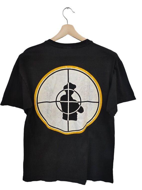 Vintage 80s Public Enemy Rap Hip Hop Tour Concert Promo T Shirts