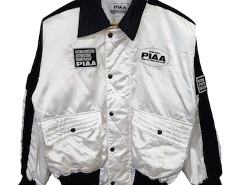 Vintage PIAA Racing Motorsports Zipper Jacket Large Motor Sports