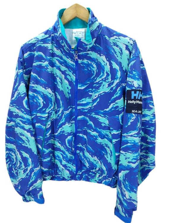 Vintage 90s Helly Hansen Sea Life Windbreaker Light Jacket Helly 