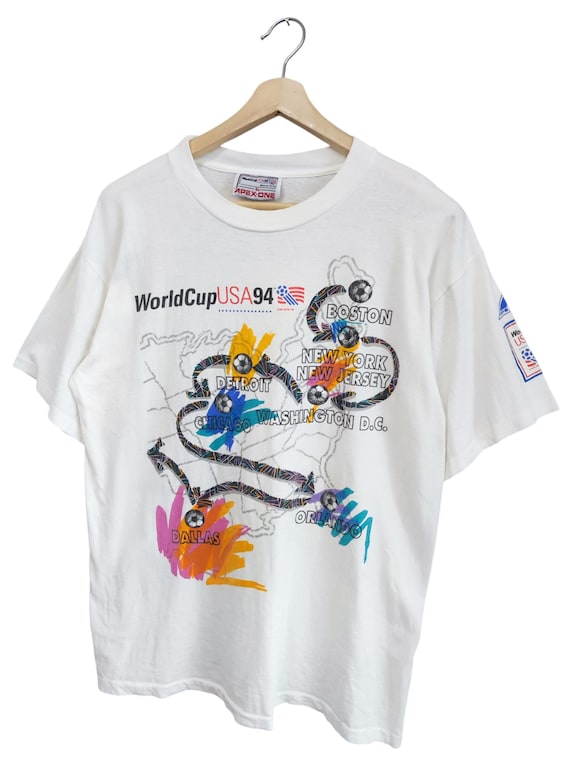 【激レア】1994 FIFAワールドカップアメリカ大会 Tシャツ USA製 Vintage 1994 FIFA USA Soccer World Cup Countries Promo Single