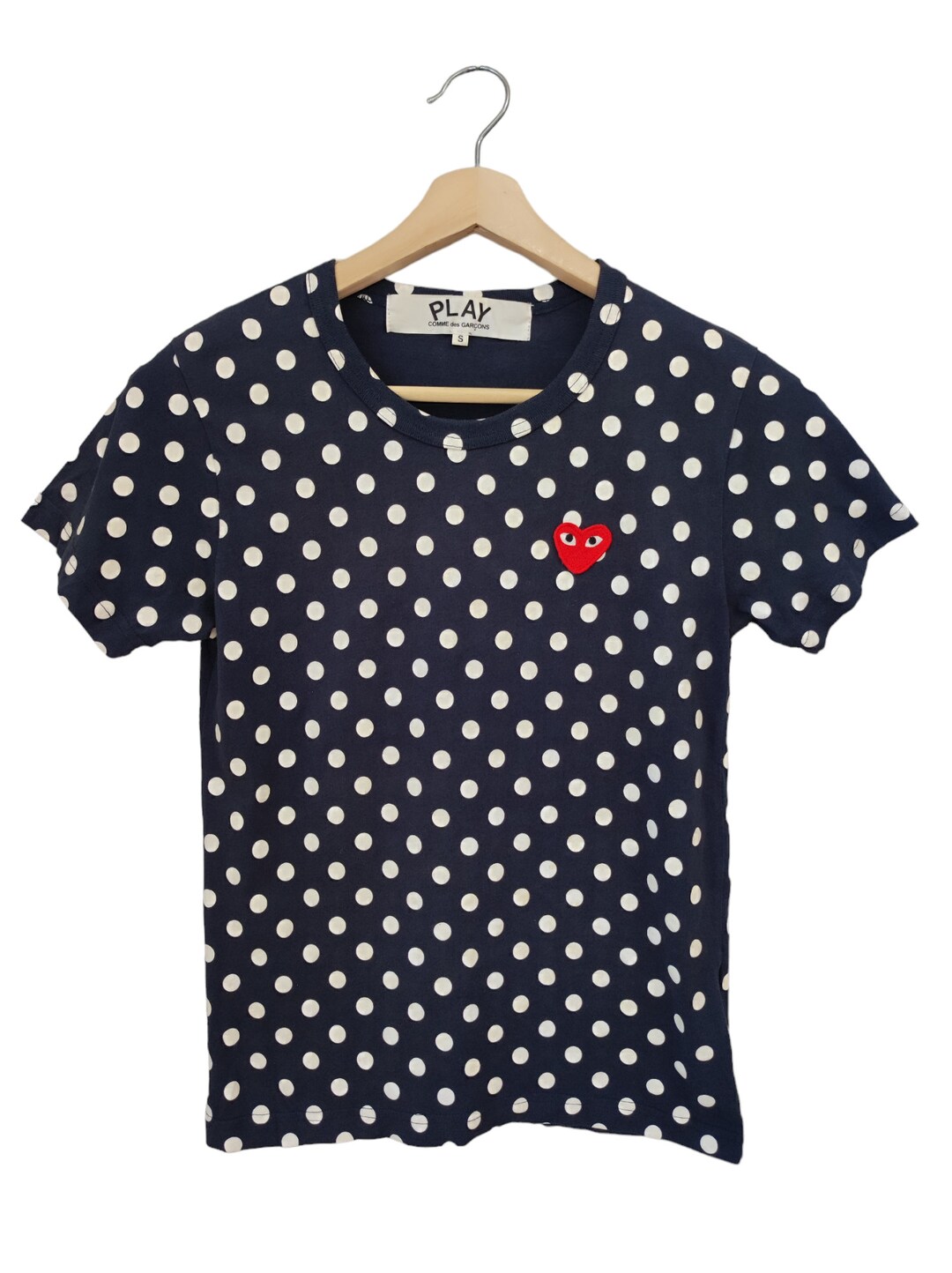 Vintage 2000s Comme Des Garçons Tricot Short Sleeve Button Up Eyelet Shirt Womens Size M