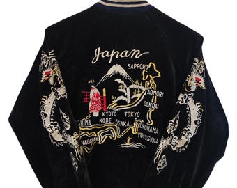 STAMMBAUM/シュタンバウム　Reversible Sukajan 60s Japan Reversible Sukajan Souvenir Jacket Vietnam Tonkin