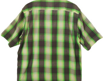 Vintage 90s Stussy Double Pocket Streetwear Stussy Japan Checkered