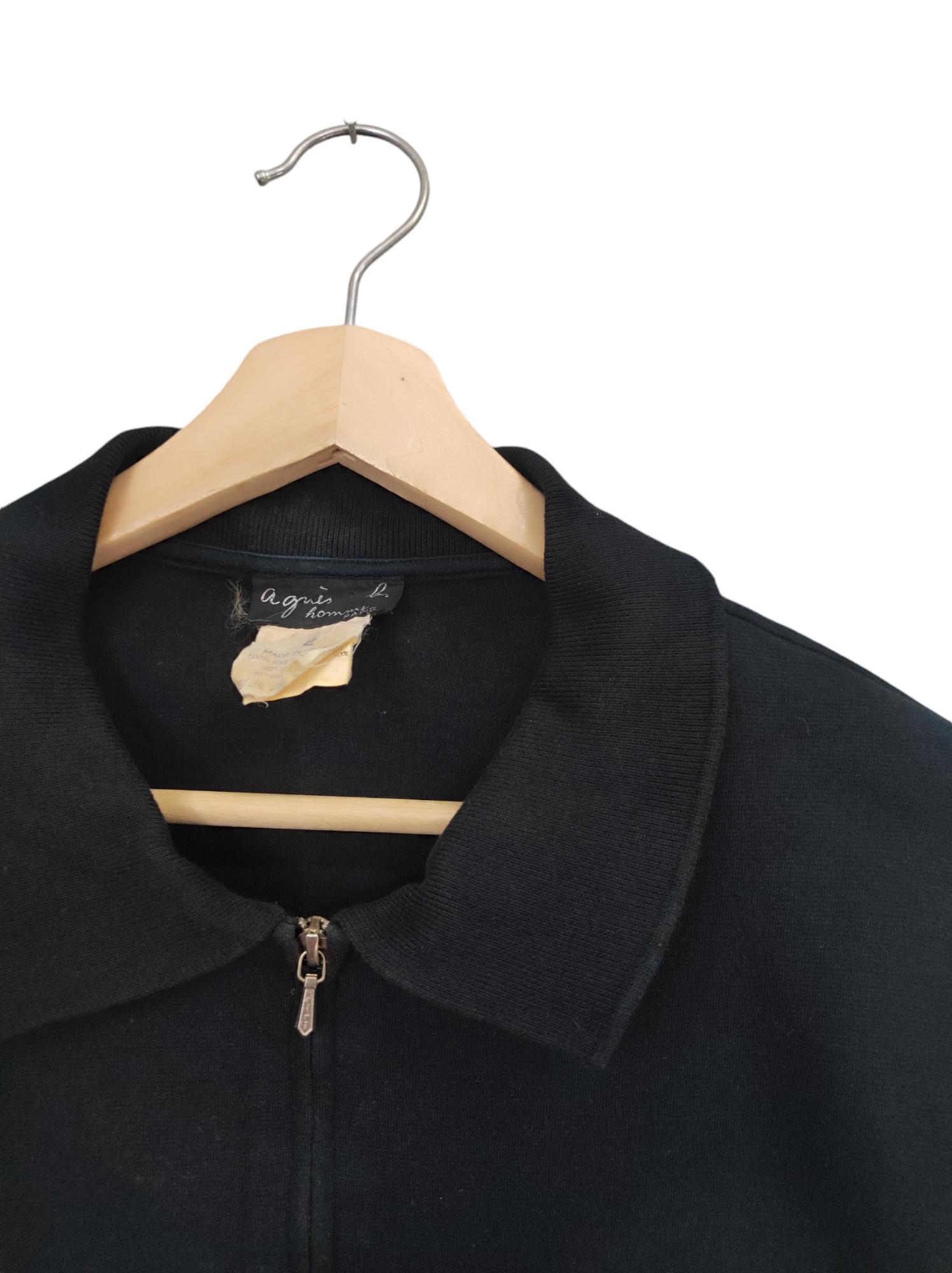 90s Retro Agnes B Sweatshirt Jacket Agnes B Paris Vintage