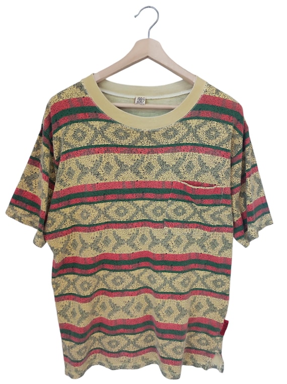 90s Angle and Devil's Stripes Navajo Inspired by Stussy Stussy