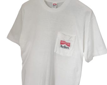 Marlboro Adventure Team Tシャツ 白 90s Marlboro T Shirt Jeep off Road Adventure Graphic Vintage