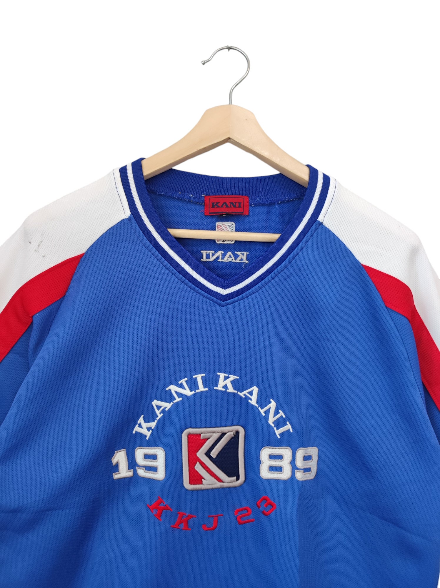 Karl Kani jersey white, Endurance vintage t-shirt 90s hip